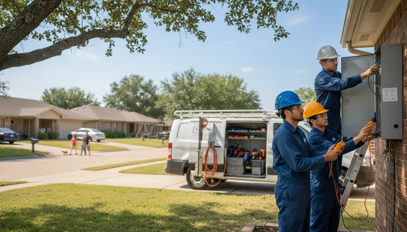 Certified electrician providing emergency electrical services in Meredosia, IL